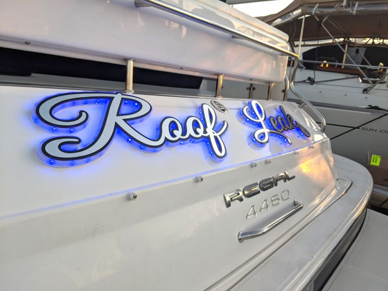 Boat Names and Signage MYC Graphics